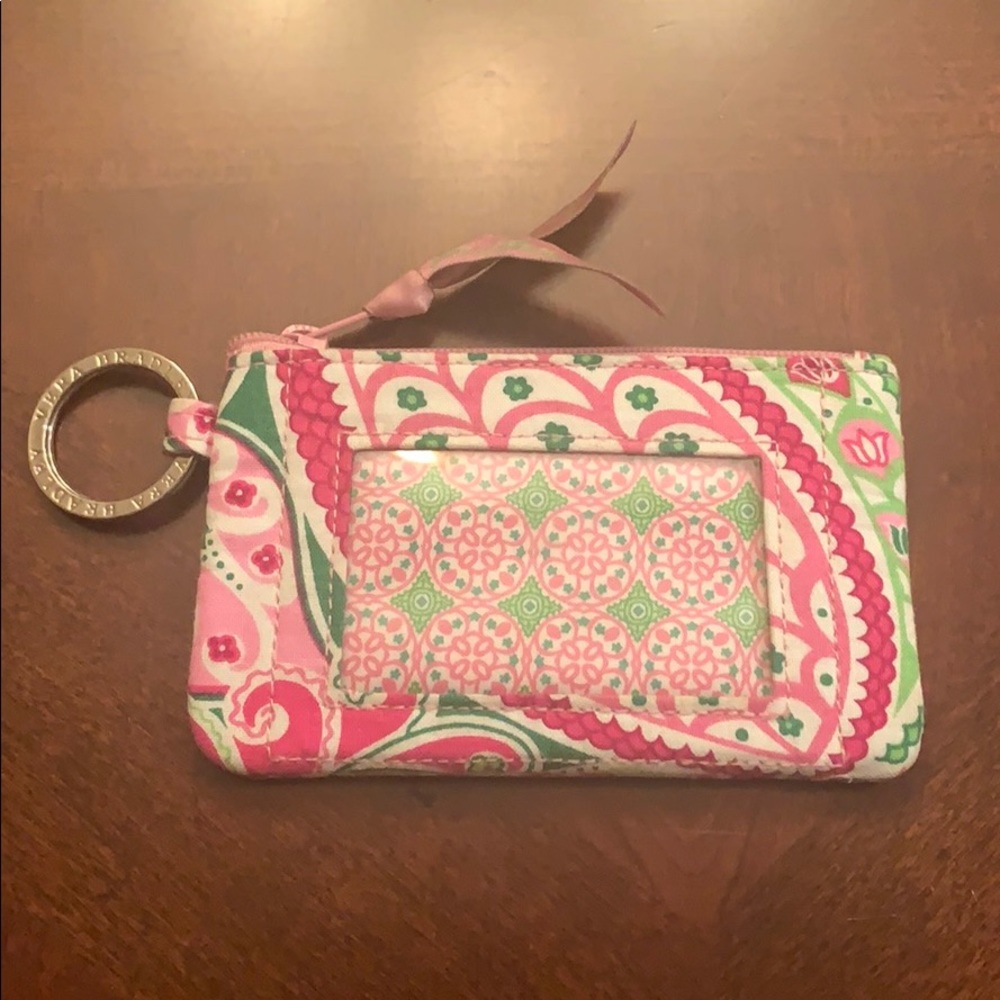 Vera Bradley Key pouch with clear front